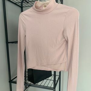 Pacsun light pink turtle neck